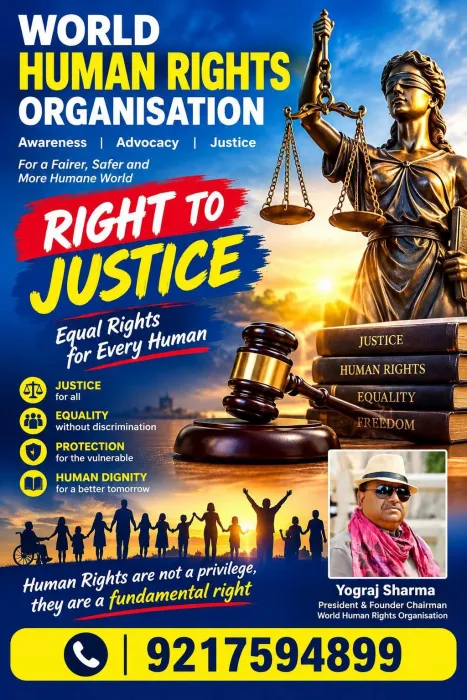 ⚖️ Right to Justice — A Fundamental Human Right