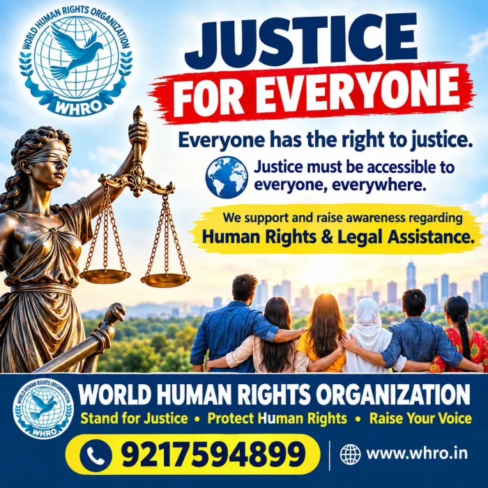⚖️ JUSTICE FOR EVERYONE Everyone has the right to justice.